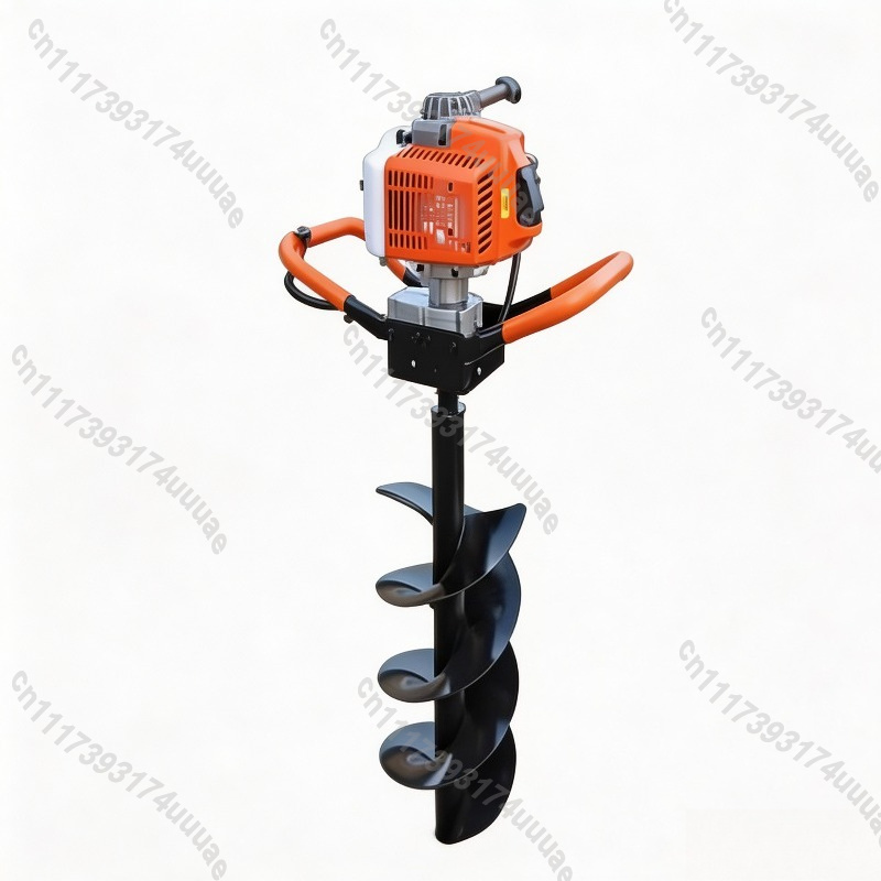 Post Hole Digger - Bor Tanah Portabel 52cc, Alat Penggali