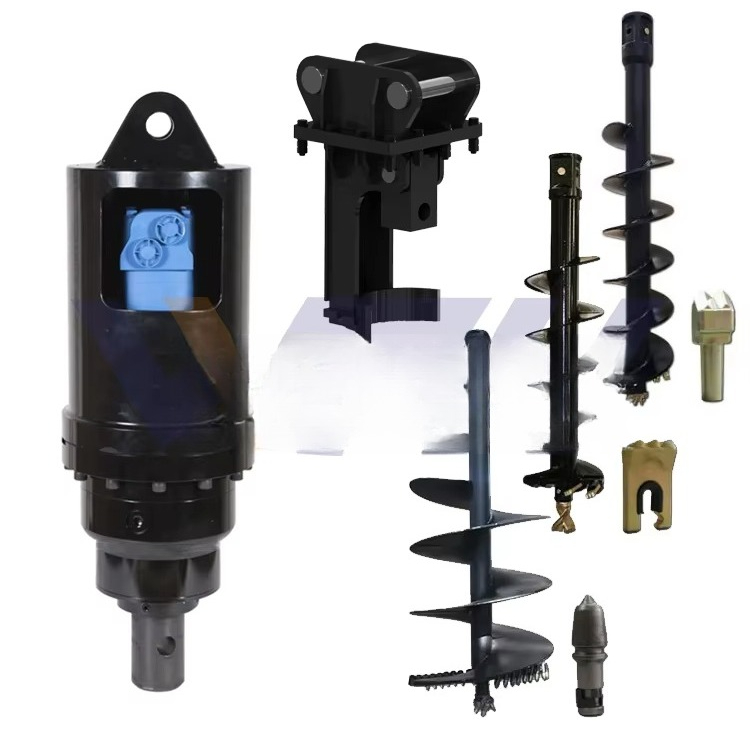 Post Hole Digger - Mesin Bor Tanah Hidrolik Mini Excavator
