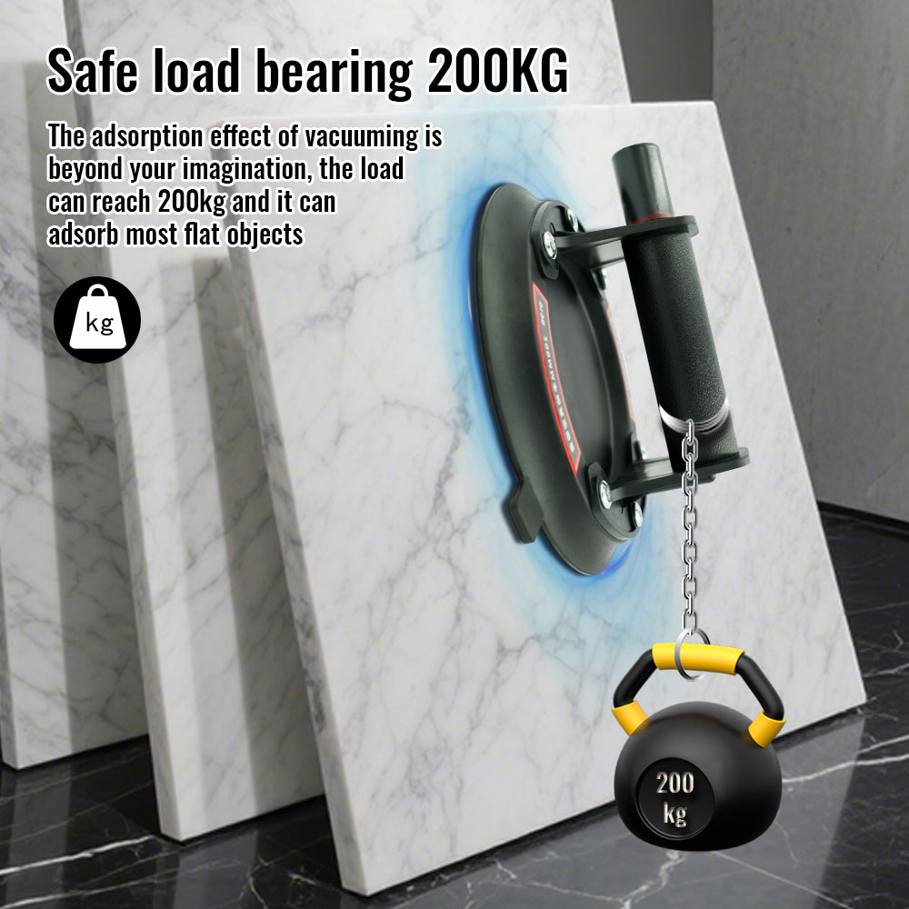 Heavy Equipment Glass - Alat Pengangkat Vakum Kapasitas Beban 200kg,