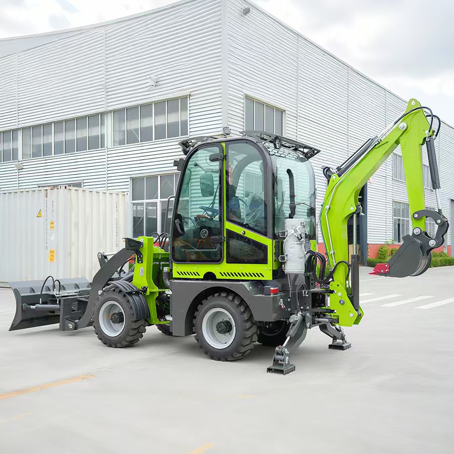 Backhoe Loader Hidrolik, Alat  - Heavy Equipment Landscaping ulasan dan harga