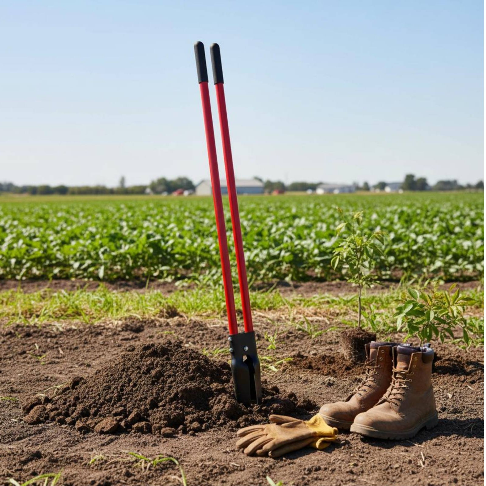 2 Buah Alat Penggali Lubang Ti - Post Hole Digger ulasan dan harga