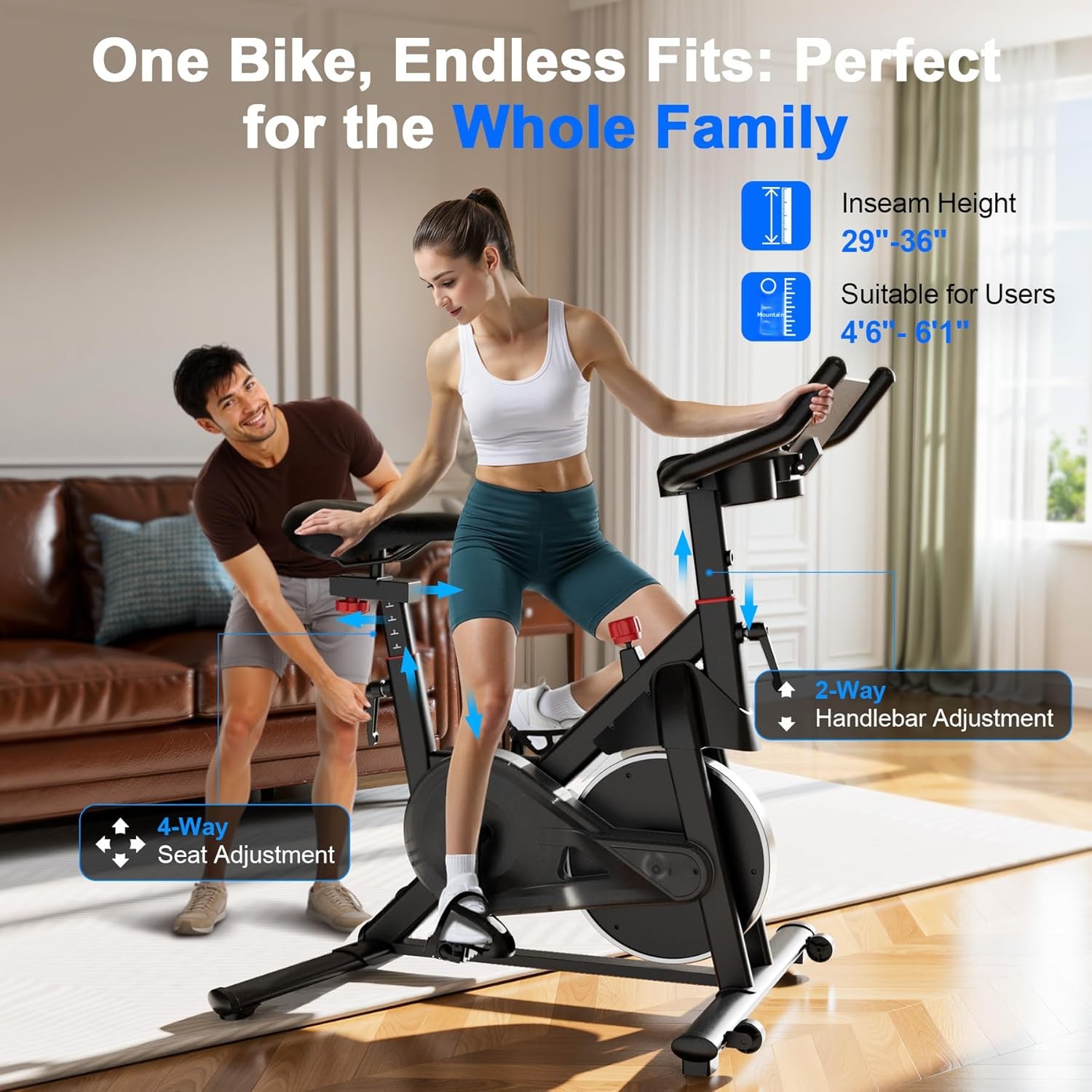 Sepeda Spin Indoor Rangka Baja - Heavy Equipment Training ulasan dan harga