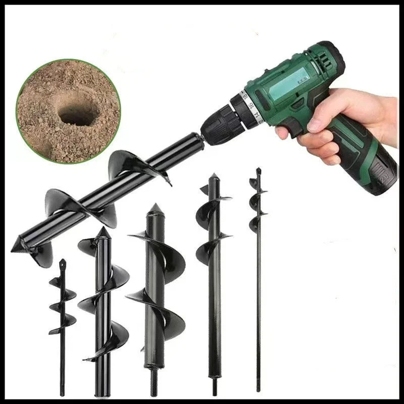 Mata bor Spiral Auger bumi 10x - Post Hole Digger ulasan dan harga