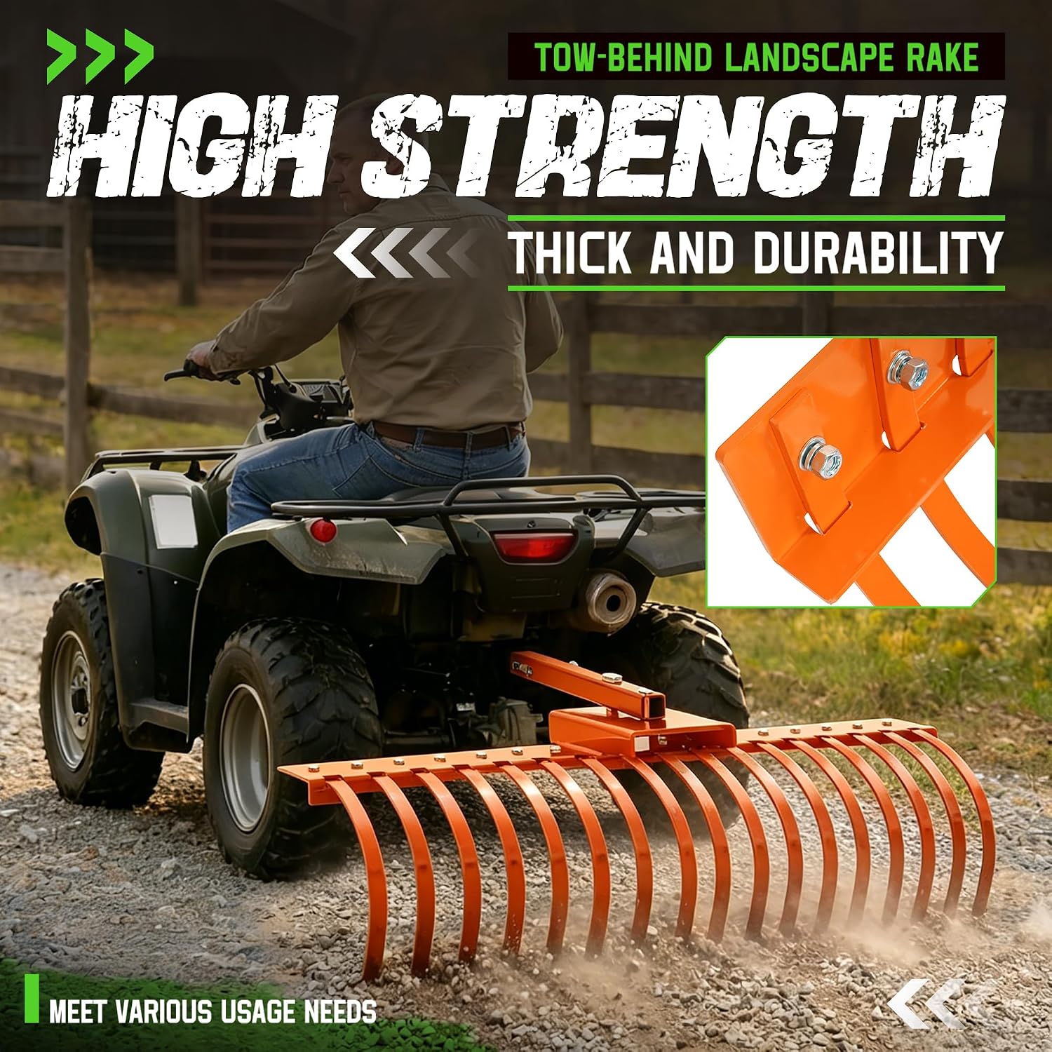 Alat Penggaruk Tanah untuk Dit - Heavy Equipment Landscaping ulasan dan harga