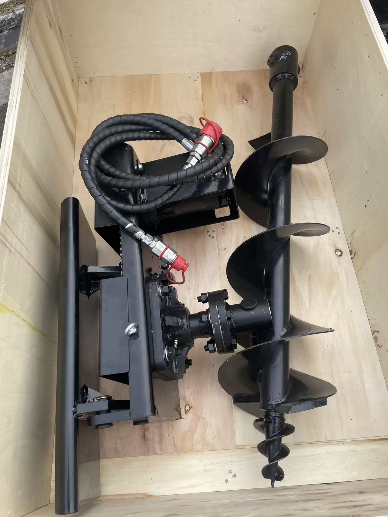 Bor Tanah Hidrolik untuk Skid  - Post Hole Digger ulasan dan harga