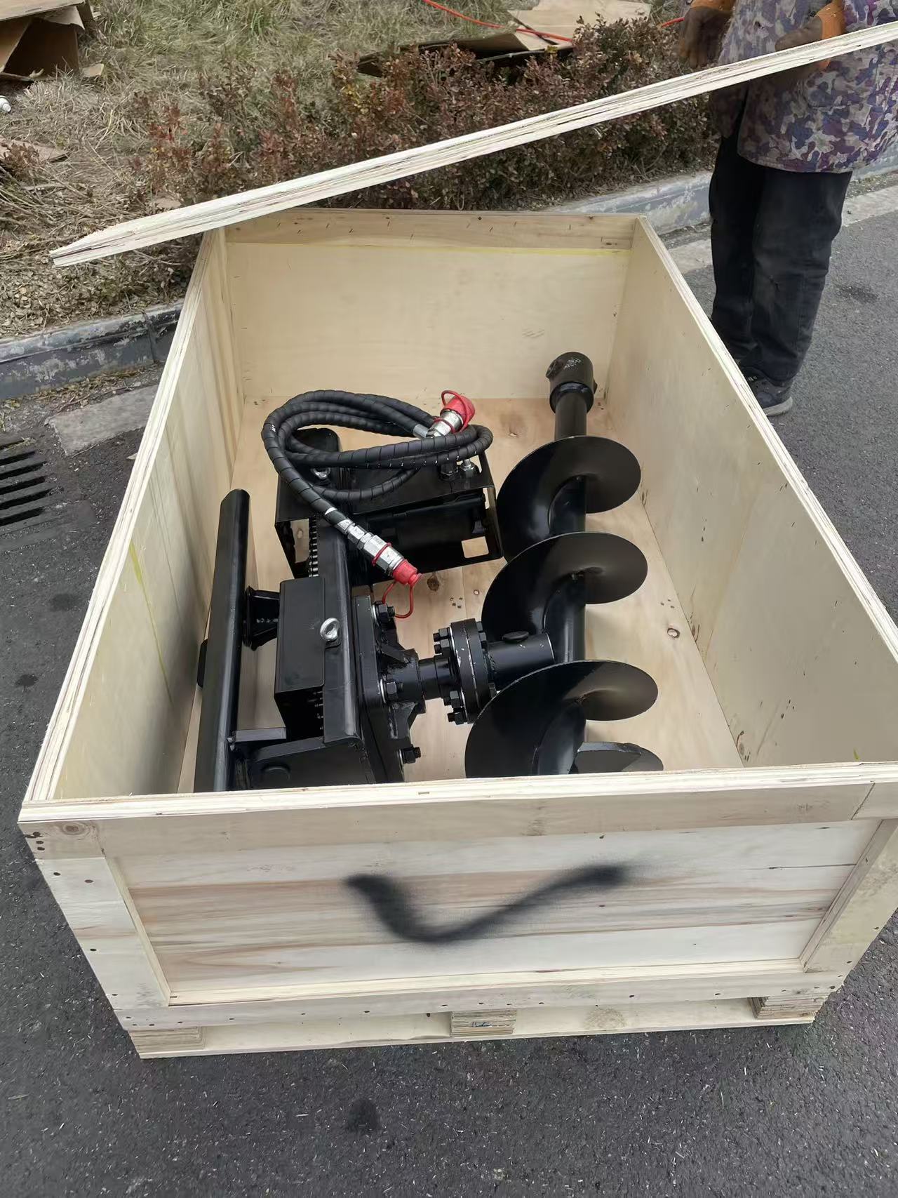 Bor Tanah Hidrolik untuk Skid  - Post Hole Digger ulasan dan harga